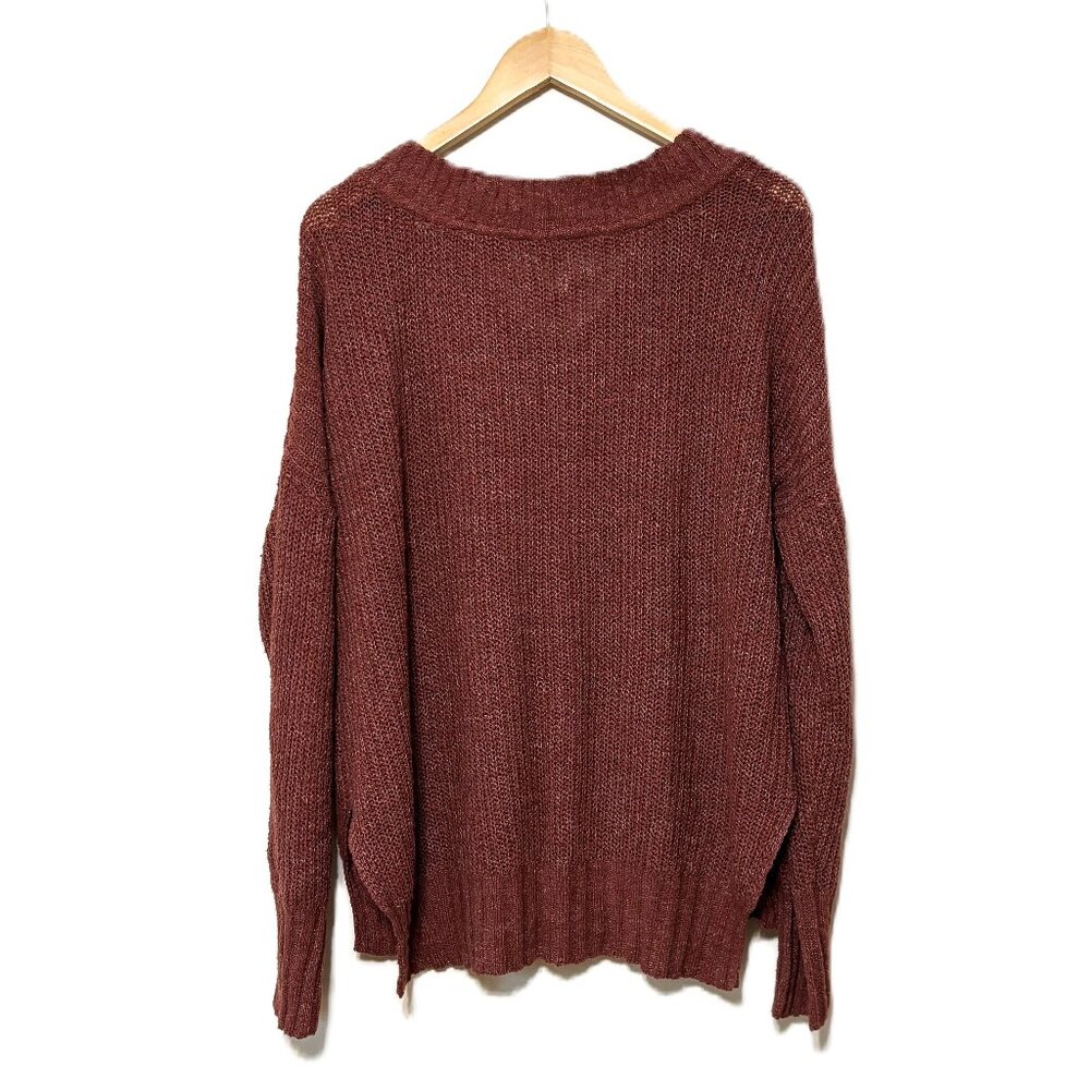Pilcro-Anthropologie V-Neck Slouchy Sweater, Size M - Picture 5 of 6